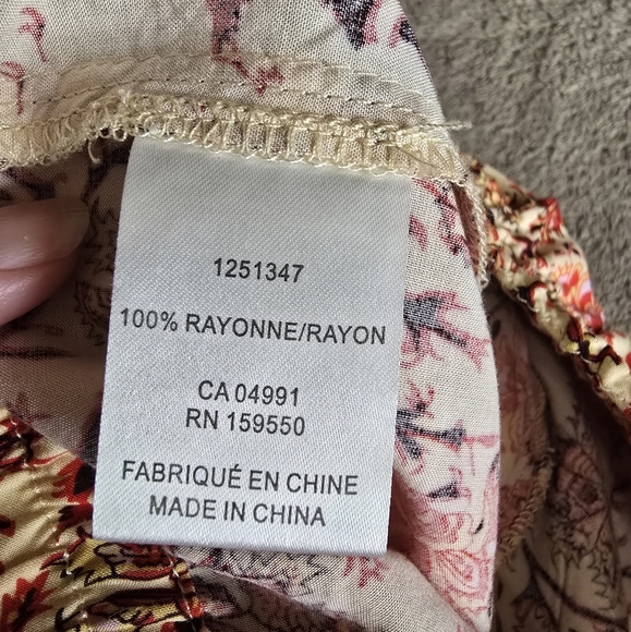 Maison d'Amelie Paris High Rise Wide Leg Pull On Boho Pants size medium - Picture 15 of 16